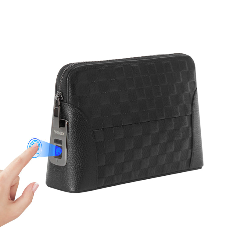 Fingerprint Lock Clutch | Anti-Theft Handbag