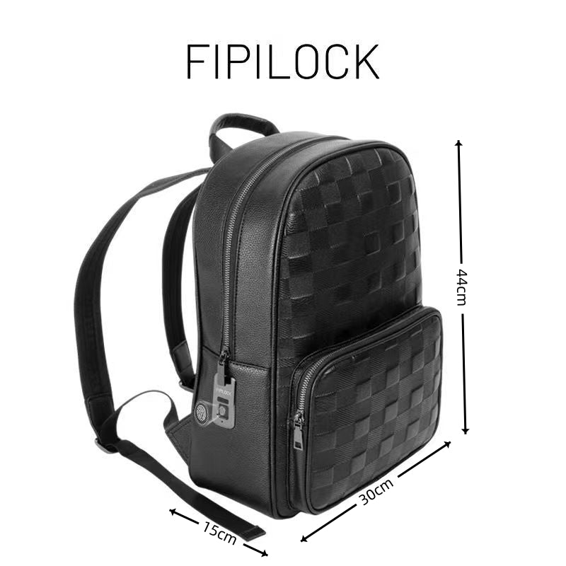 Fingerprint Lock Backpack & Luxury Leather
