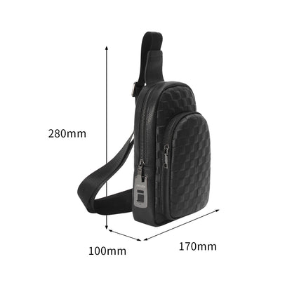 Fingerprint Lock Crossbody Bag