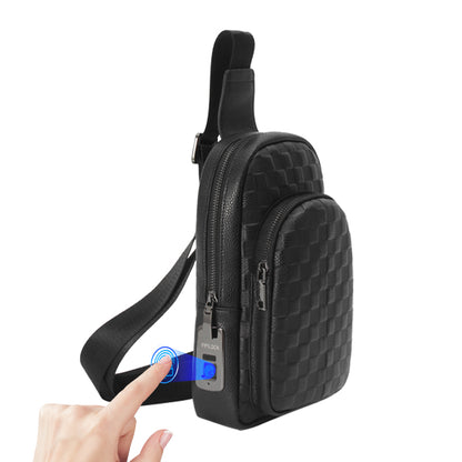 Fingerprint Lock Crossbody Bag