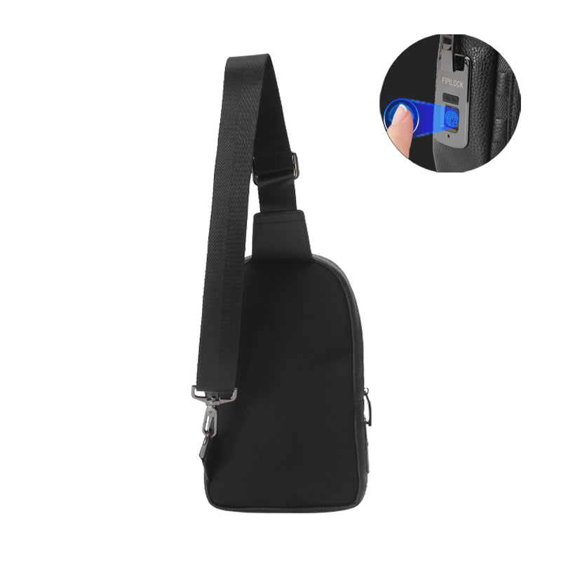 Fingerprint Lock Crossbody Bag