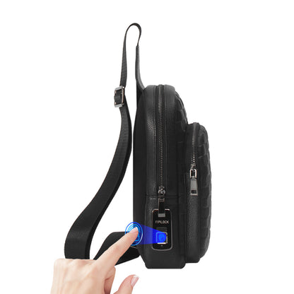 Fingerprint Lock Crossbody Bag