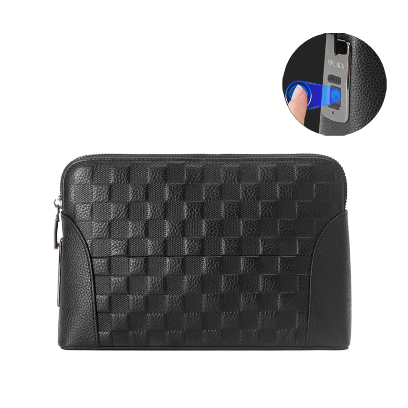 Fingerprint Lock Clutch  | Anti-Theft Handbag