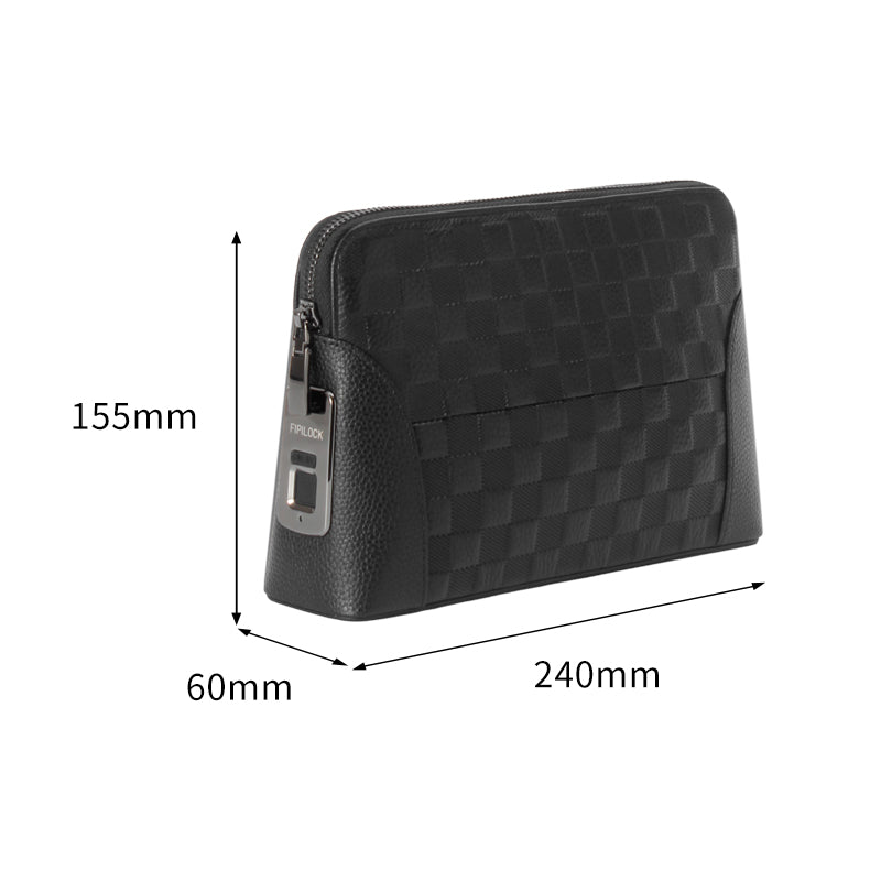 Fingerprint Lock Clutch  | Anti-Theft Handbag