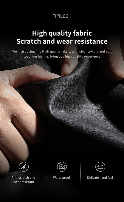 Fingerprint Lock Clutch — Anti-Theft Vegan Leather Purse for Women