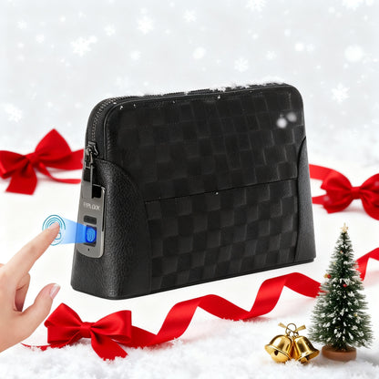 Fingerprint Lock Clutch  | Anti-Theft Handbag