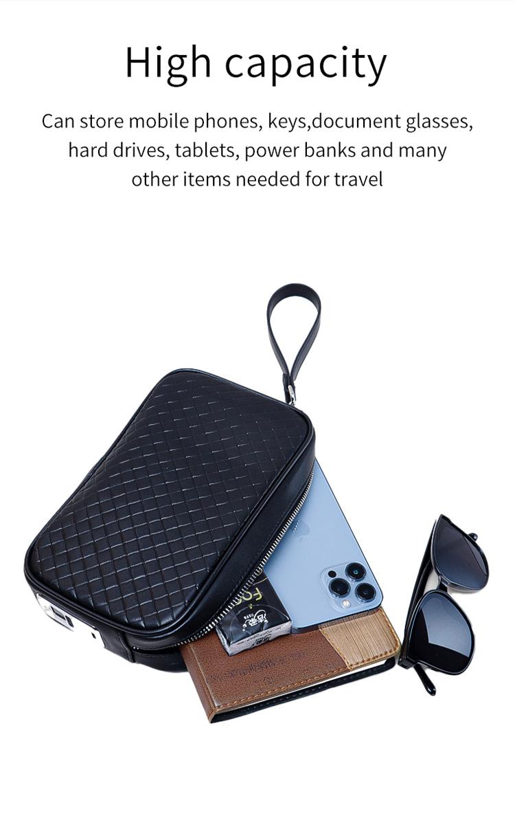 Business Men's Anti-Theft Bag  | Fingerprint Lock Clutch