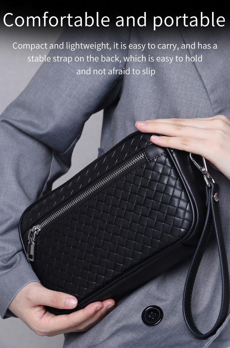 Business Men's Anti-Theft Bag  | Fingerprint Lock Clutch