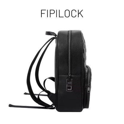 Fingerprint Lock Backpack & Luxury Leather