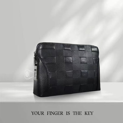 Fingerprint Lock Clutch  | Anti-Theft Handbag