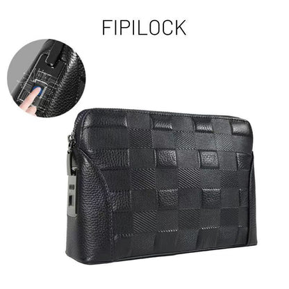 Fingerprint Lock Clutch  | Anti-Theft Handbag