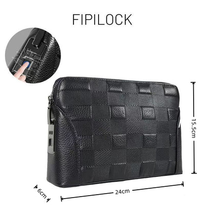 Fingerprint Lock Clutch  | Anti-Theft Handbag