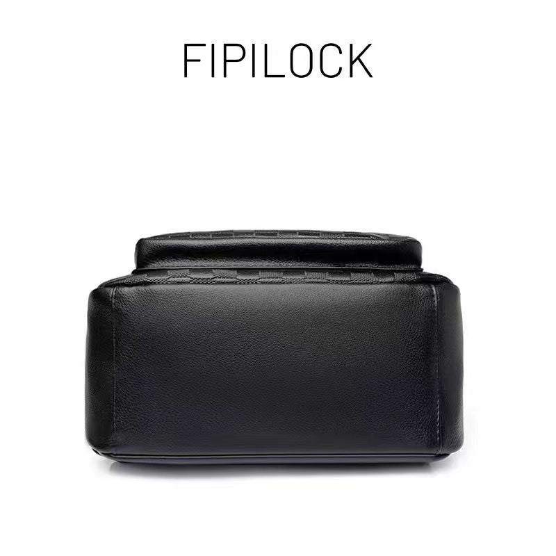 Fingerprint Lock Backpack & Luxury Leather
