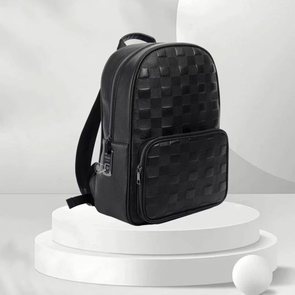 Fingerprint Lock Backpack & Luxury Leather