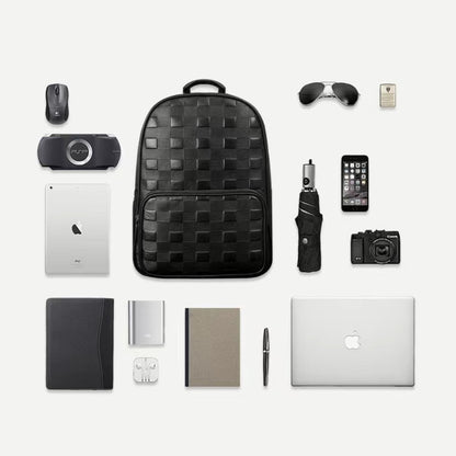 Fingerprint Lock Backpack & Luxury Leather