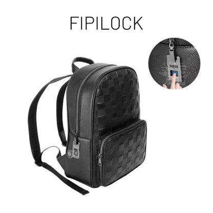 Fingerprint Lock Backpack & Luxury Leather