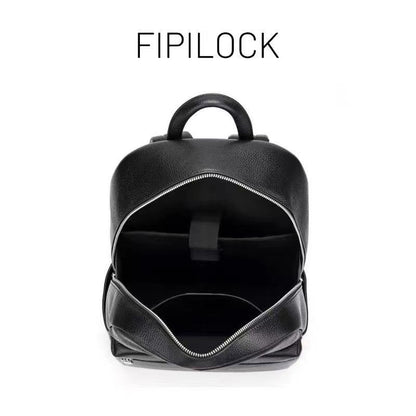 Fingerprint Lock Backpack & Luxury Leather