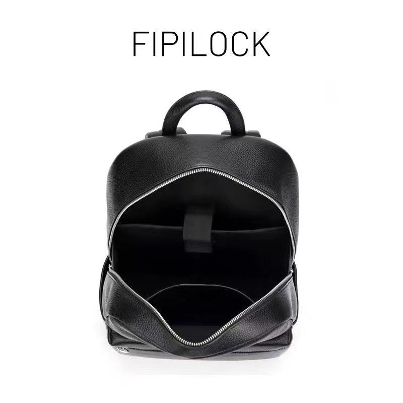 Fingerprint Lock Backpack & Luxury Leather